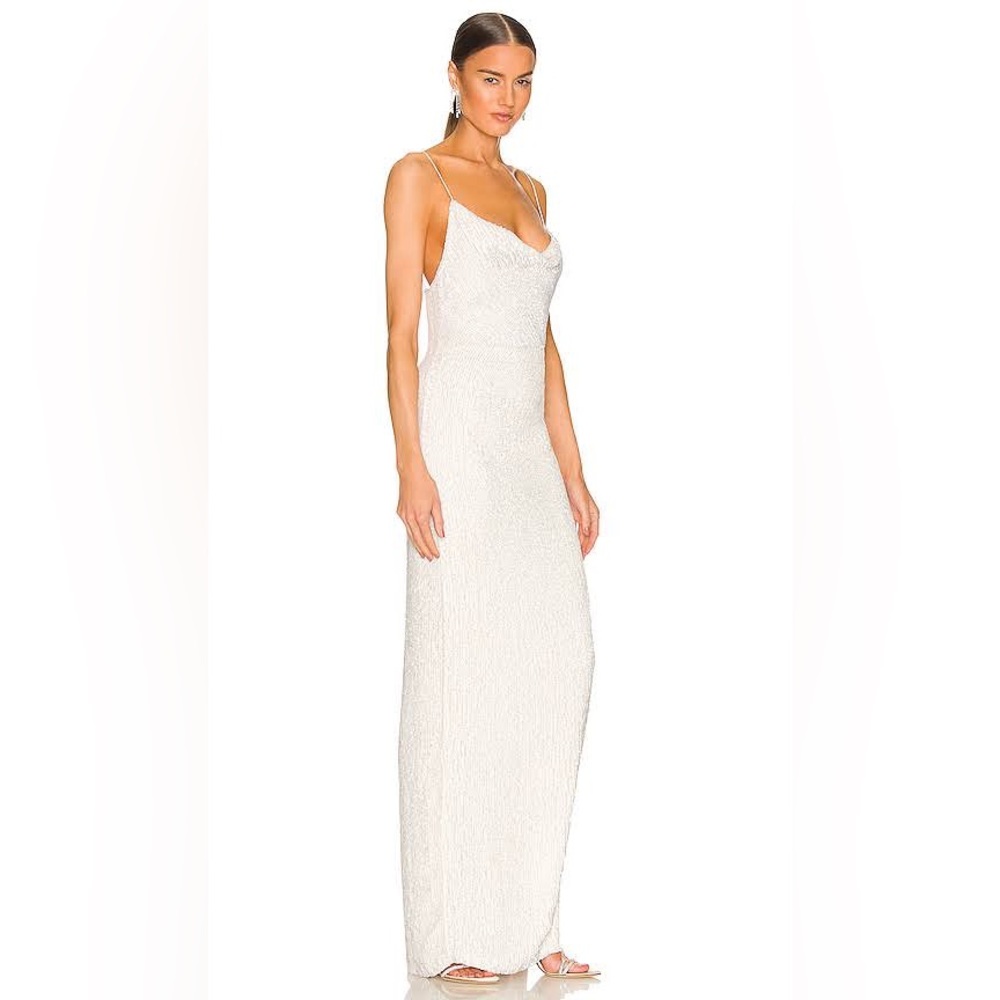 Retrofete Katya Sequined Cowl Neck Maxi Dress - Picture 2 of 9